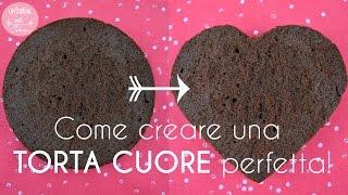 Torta PERFETTA a forma di cuore in 30 secondi! | UnicornsEatCookies