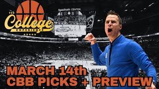 College Basketball Picks - Friday, March 14th | The College Experience: Basketball