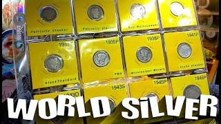 It was a MESS! … BUT its organized now World collection #silvercoins review