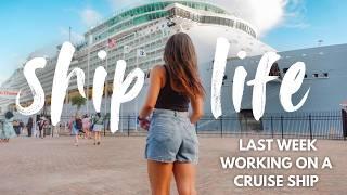 My Last Week Working On A Cruise Ship! 