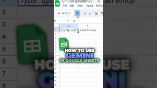 How to use Google Gemini in Google Sheets