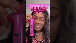 ESSENCE I LOVE CRAZY VOLUME MASCARA FIRST IMPRESSIONS | Drugstore Makeup Finds | @dorie.mua