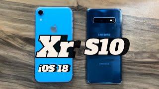 iPhone Xr (iOS 18) vs Samsung S10