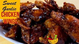 Try this yummylicious | Sweet Garlic CHICKEN WINGS Recipe