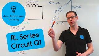 How to Calculate Inductive Reactance & Impedance for a Resistor & an Inductor connected in Series Q1