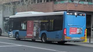 Here is the Emt bus 4857 on the number 5 in Madrid Wednesday 25 December 2024