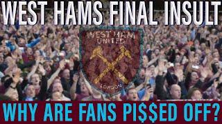 West Ham fans furious with club and stand on the brink of protest . .  Here's why