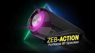 Wireless Portable Speaker - Zeb-Action (with RGB Lights) | Zebronics