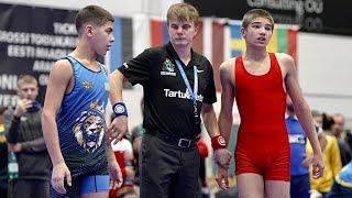 U15 Y. Holub (UKR) vs R. Gamidov (UKR) 48kg final. Youth boys greco-roman wrestling.