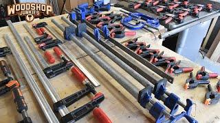 Ultimate Clamp Storage For Small Garage Workshops - Space Saver!