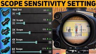 PUBG/BGMI ALL SCOPE SENSITIVITY SETTINGS 2024 | All Scope 2x 3x 4x 6x 8x Sensitivity Settings 2024