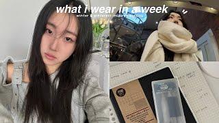 what i WEAR in a week (pinterest-inspired & cozy)