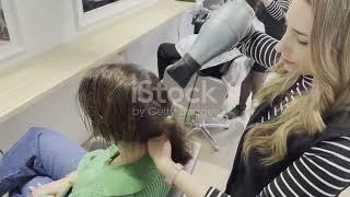 Cutting hair in 3D