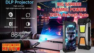 120Hz !!  Powerful Game Emulation!!  Built in Projector!! - The Tank 2 Pro from 8849 Unihertz