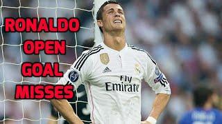 Cristiano Ronaldo ●Top 5 Open Goal  Misses