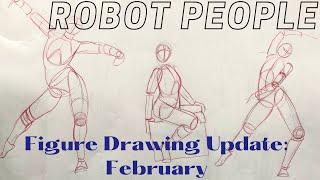 Attack of the Robot People | Drawing figures with simple volumes | Figure Drawing Update Feb 2023