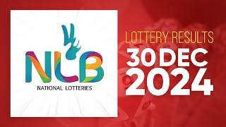 NLB Live Lottery Draw (2024-12-30) | 09.30 PM