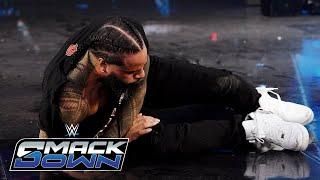 The Bloodline drag Jimmy Uso out from the back: SmackDown highlights, Oct. 18, 2024