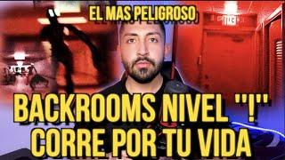 BACKROOMS: NIVEL ''CORRE POR TU VIDA!'' (El nivel mas aterrador)