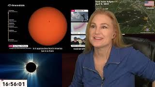 Live Total Solar Eclipse Party 08 April 2024