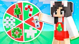 ️Wheel Spin Decides My Minecraft Christmas House!