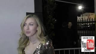 Alexa Grace talks about how hard it is to walk in heels arriving to the AVN Awards Nomination Party