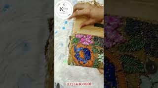 beautiful handmade purse beads work |clutch | #diy #fashion #shortsvideo