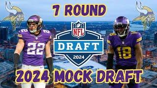 Full 7-Round 2024 Minnesota Vikings Mock Draft!