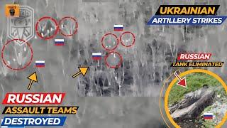 Ukraine Marine Brigade Drone Strike Eliminated 2 Russian Convoys at Night & Command Posts