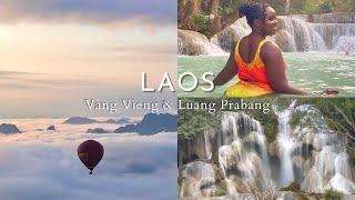 Solo Travel Vlog LAOS: Hot Air Balloon, Bullet Train, & Waterfalls [PART 1]