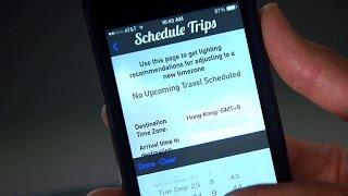 Tech Minute - App for beating jet lag takes off