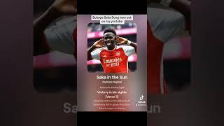 Bukayo Saka Song #football #footballer #footballshorts #music #footballsong #worldcup #footballsongs