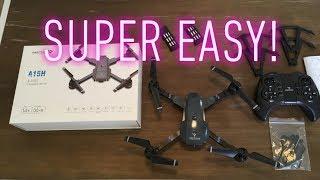 Part 1 How to Fly Snaptain A15H 4 Axis Foldable Drone - Basic Flight Operations