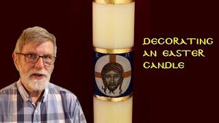 Painting an Easter Candle 3 hrs in 10 mins