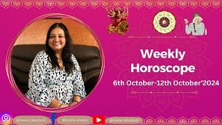 Weekly Horoscope from 6th october-12th October’24 #tarot