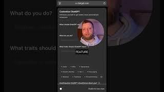 ChatGPT Custom Instructions Update: New Fields for Personalization & Personality Traits