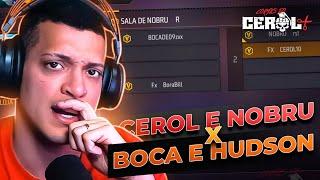 FREE FIRE 2 X 2 CEROL E NOBRU X BOCA E HUDSON