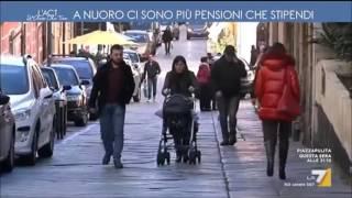 NUORO, LA CITTA' DELLA SARDEGNA DOVE I PENSIONATI HANNO SUPERATO I LAVORATORI