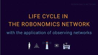 Life cycle in the Robonomics network with the application of observing networks