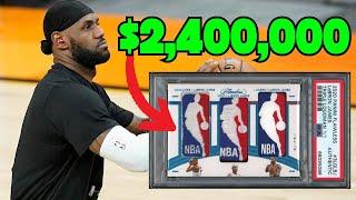 The Top 5 Most EXPENSIVE NBA Triple Logoman Cards EVER...