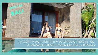 Virtual Assistant Interview w/ Kim - How She Works & Travel As a VA/Web Developer Digital Nomad