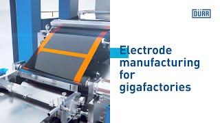 Lithium-ion battery electrode manufacturing for gigafactories