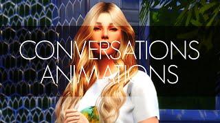 CONVERSATION ANIMATION PACK (UPDATE 0.2) | Sims 4 Animation (Download)