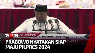 Prabowo Nyatakan akan Maju di Pilpres 2024 | Kabar Petang Pilihan tvOne