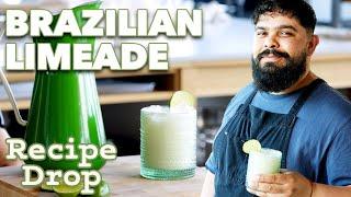 Blended Brazilian Limeade (Limonada Suiça) | Recipe Drop | Food52