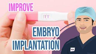 Improve embryo implantation rates in IVF / ICSI