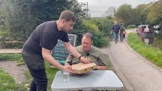 Trying a SUNDAY ROAST on the CANAL