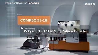 BUSS – Typical plant layout for Polyamide, PBT/PET, Polycarbonate | COMPEO Showroom