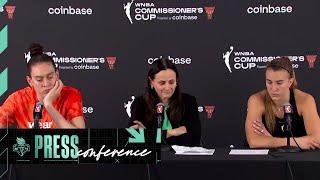 New York Liberty Press Conference | 2024 WNBA Commissioner's Cup Championship