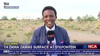 14 Zama Zamas surface at Stilfontein